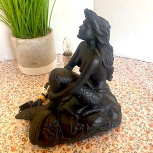 ✨Rare✨ Vintage MCM mermaid silhouette lamp